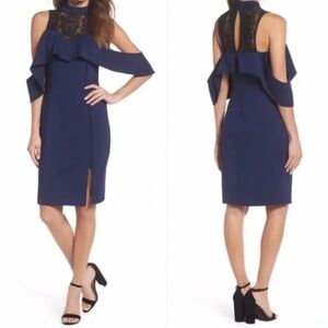 Adelyn Rae Cold Shoulder Sheath Dress Size M